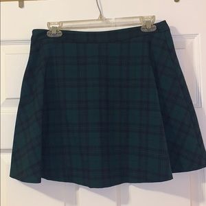 Plaid Circle Skirt